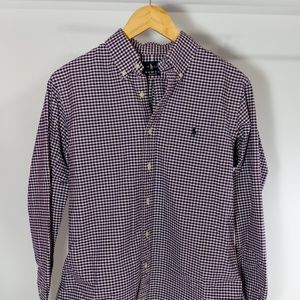 Polo Ralph Lauren Gingham Oxford Shirt (Purple) M